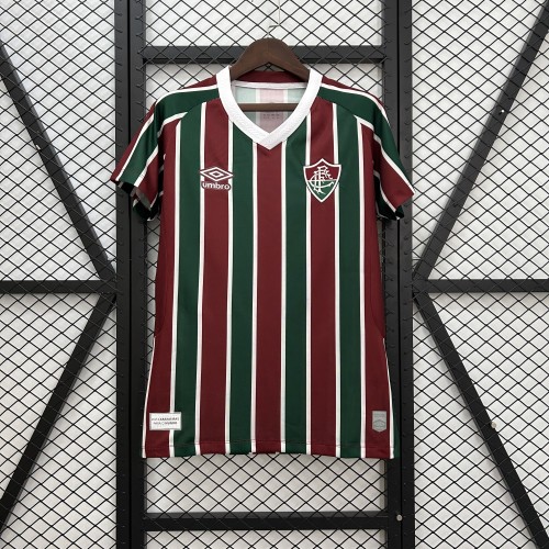 Women Fluminense 2025-2026 Home Soccer Jersey Girl Football Shirt