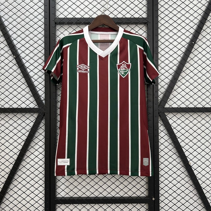 Women Fluminense 2025-2026 Home Soccer Jersey Girl Football Shirt