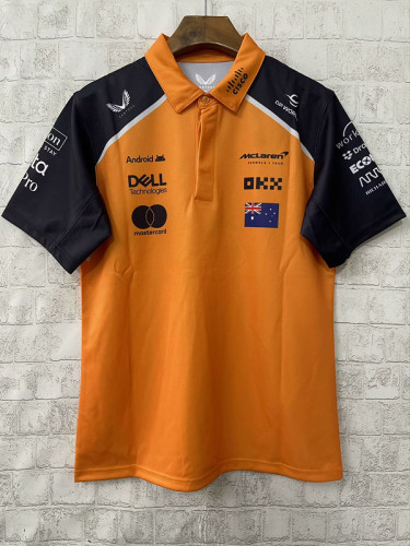 2025 Maclaren PIASTRI 81 Yellow Shirt Racing Polo