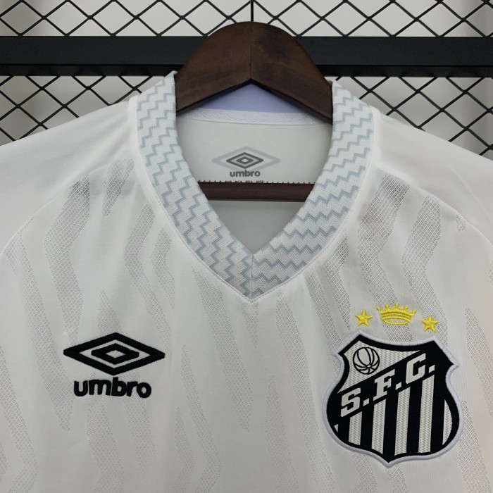 Fan Version 2025-2026 Santos Home Soccer Jersey Football Shirt