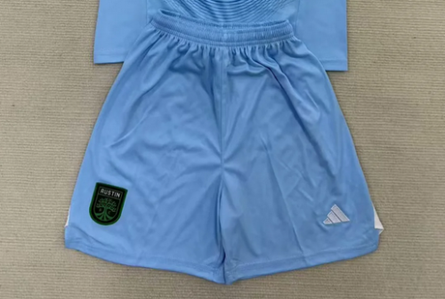 Fan Version 2025-2026 Austin Blue Goalkeeper Soccer Shorts Football Shorts