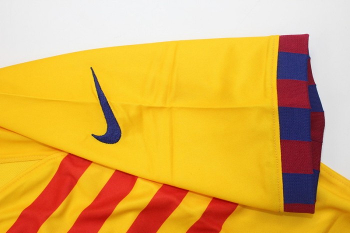 Retro Jersey 2023-2024 Barcelona Fourth Away Yellow Soccer Jersey Vintage Football Shirt