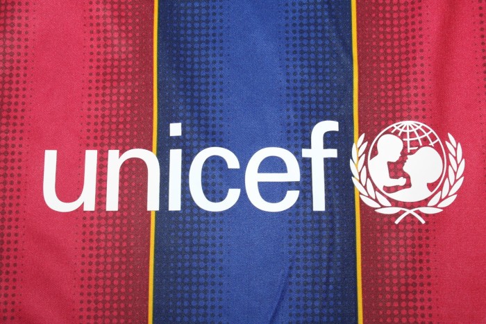 with LFP Patch Retro Jersey 2020-2021 Barcelona Home Soccer Jersey Vintage Football Shirt