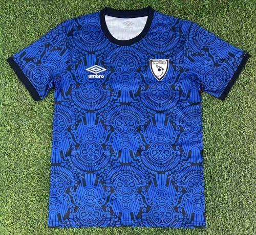 Fan Version 2025 Guatemala Blue Soccer Training Jersey Football Pre-match Shirt