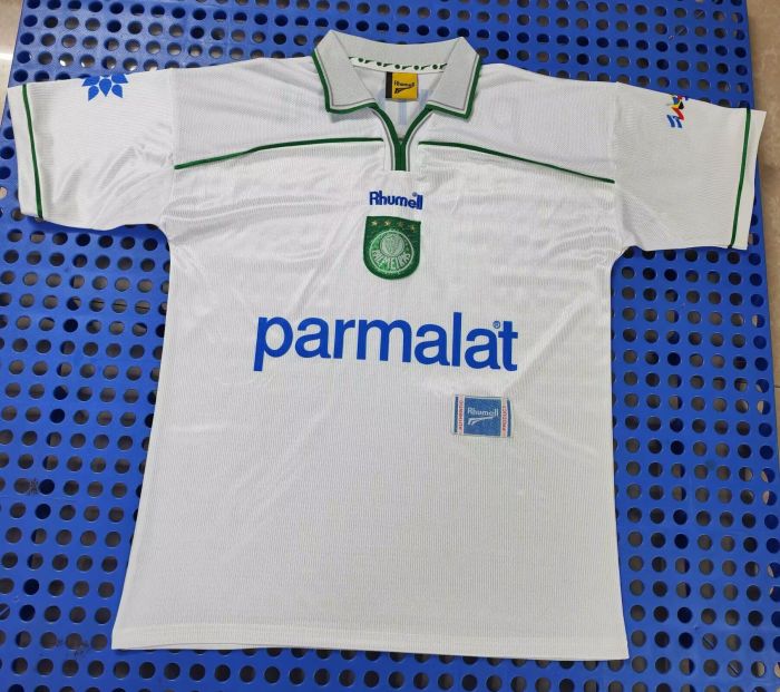 Retro Jersey 1994 Palmeiras Away White Soccer Jersey Vintage Football Shirt