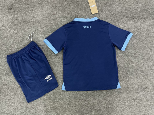 Youth Uniform Kids Kit 2025 Guatemala Away Dark Blue Soccer Jersey Shorts Child Football Set