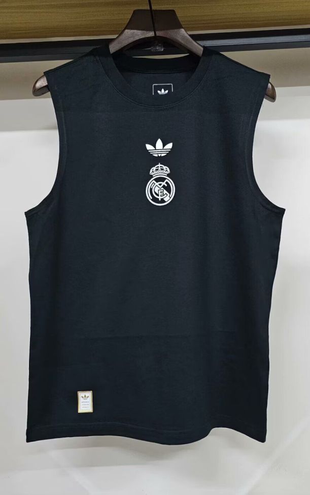 Fan Version 2025-2026 Real Madrid Soccer Cotton Vest