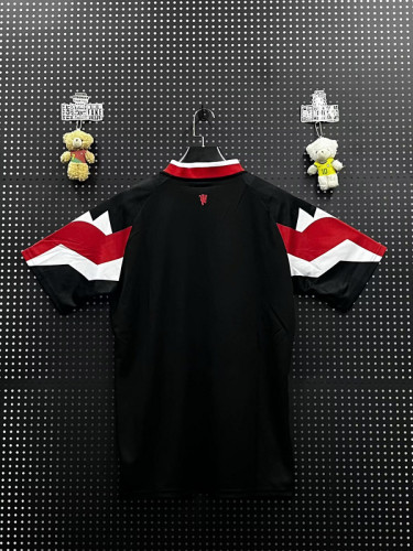 Fan Version 2025-2026 Manchester United Black/Red/White Special Edition Soccer Jersey Football Top