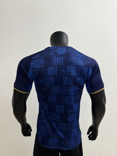 Player Version 2025-2026 Real Madrid Blue Special Edition Soccer Jersey Real Football Shirt