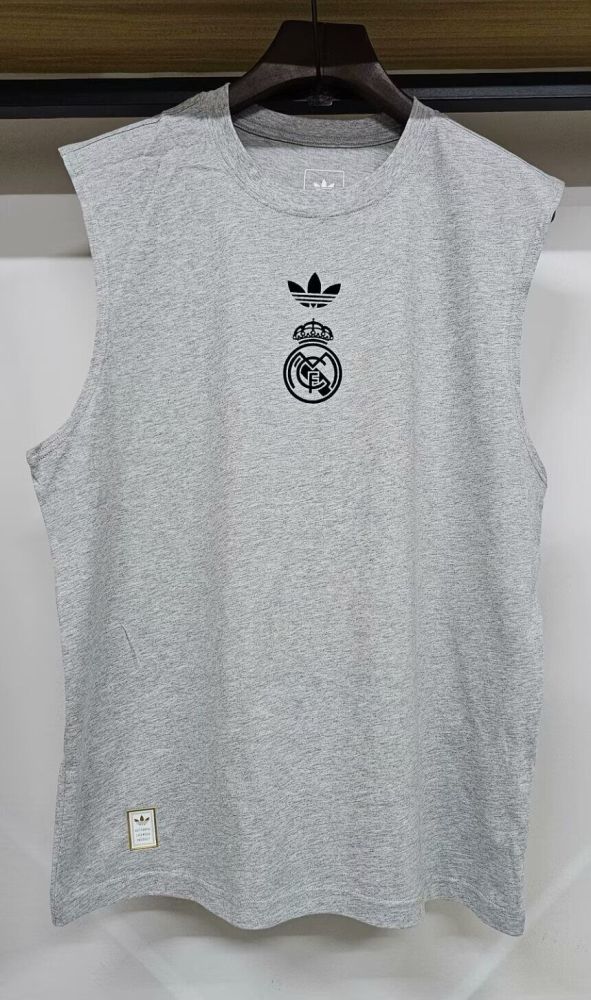 Fan Version 2025-2026 Real Madrid Soccer Cotton Vest