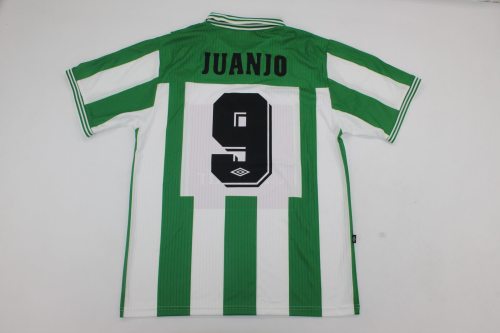 Retro Jersey 1997-1998 Córdoba JUANJO 9 Home Soccer Jersey Cordoba Football Shirt