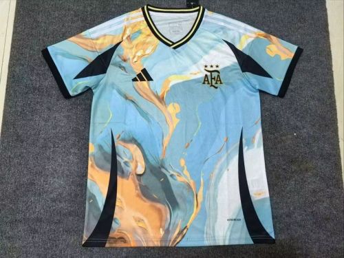 Fan Version Argentina 2025 Blue Special Edition Soccer Jersey Football Shirt