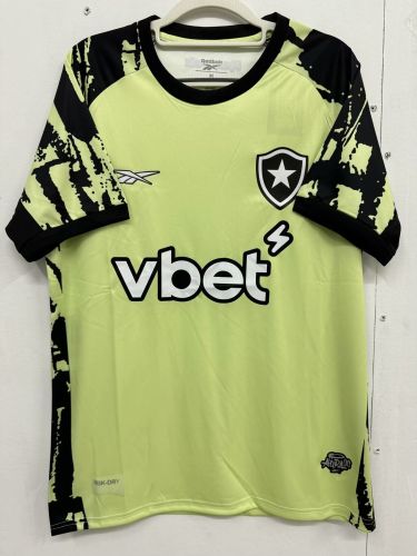 Fan Version 2025-2026 Botafogo Yellow Goalkeeper Soccer Jersey Football Shirt
