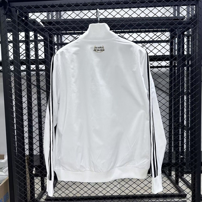 2025-2026 Colo Colo 100th Anniversary White Soccer Windbreaker Jacket Football Jacket