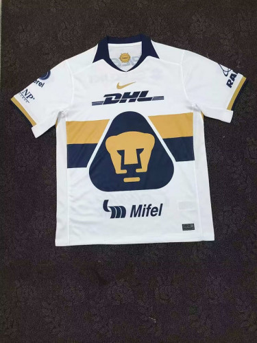 Fan Version 2025-2026 Pumas Home Soccer Jersey Football Shirt