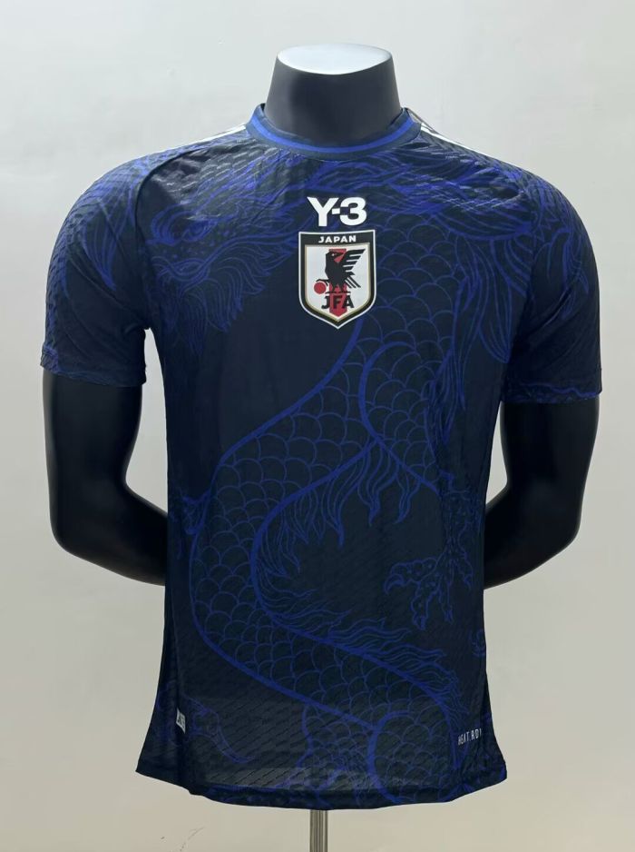 Y-3 Player Version 2025 Japan Blue Dragon Soccer Jersey Football Shirt