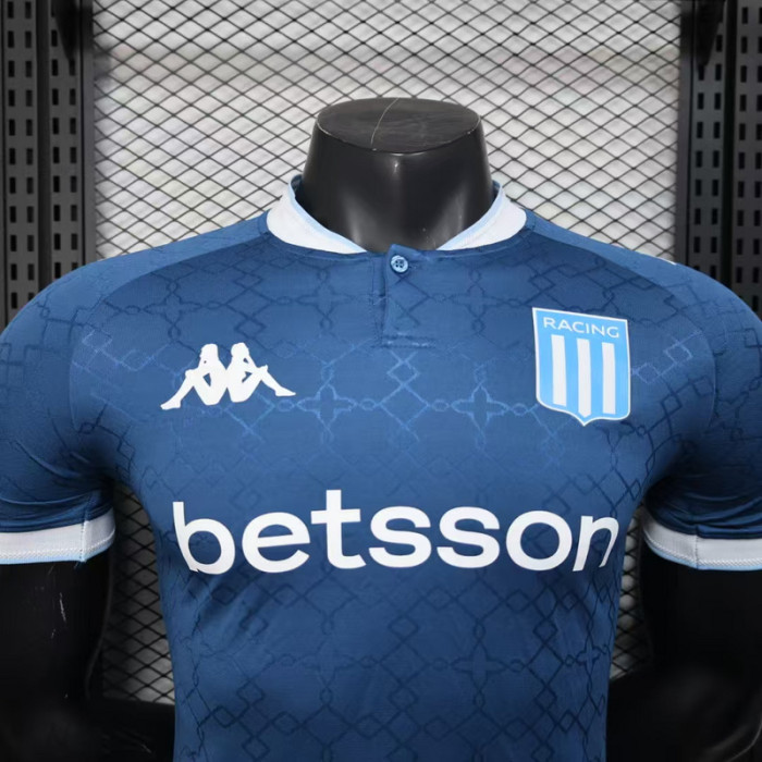 Player Version 2025-2026 Argentina Racing Club Away Soccer Jersey Football Shirt
