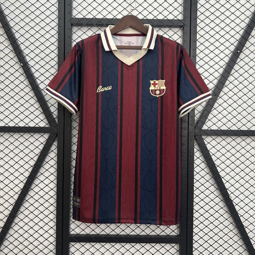 Retro Model Barca Camisetas de Futbol Fans Version 2025-2026 Barcelona 125th Anniversary Soccer Jersey