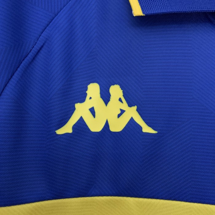 without Sponor Logo Fan Version 2025-2026 Genoa 120th Anniversary Soccer Jersey Blue Maillot de Foot