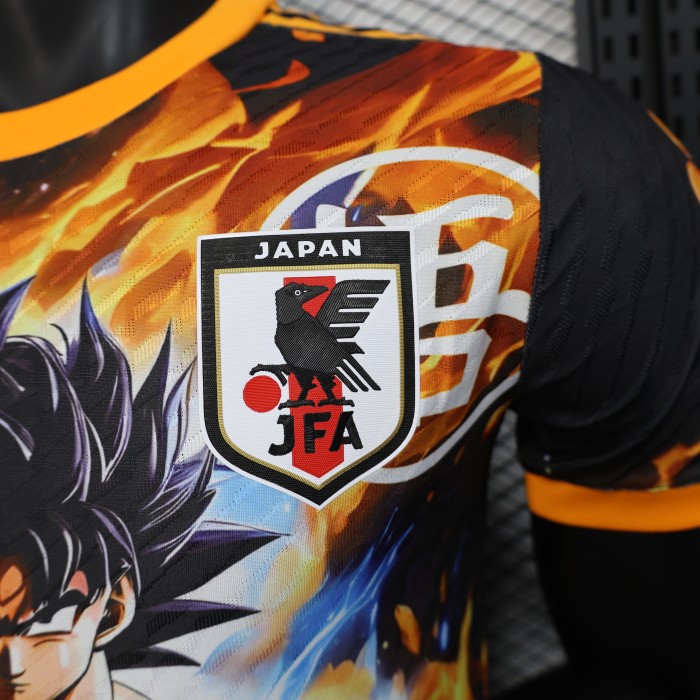 Player Version 2025 Japan Black/Yellow Soccer Jersey Football Shirt