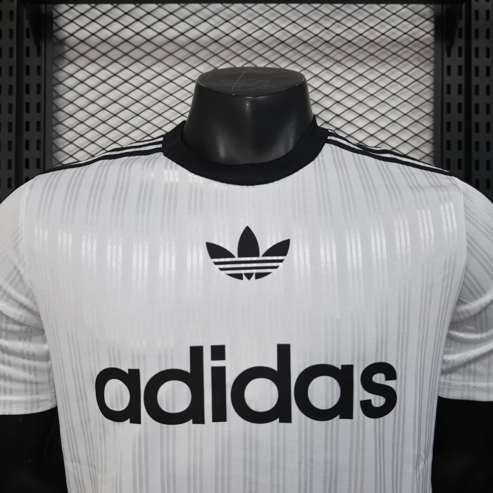 2025 AD Soccer Training T-shirt White Casual Football Shirt