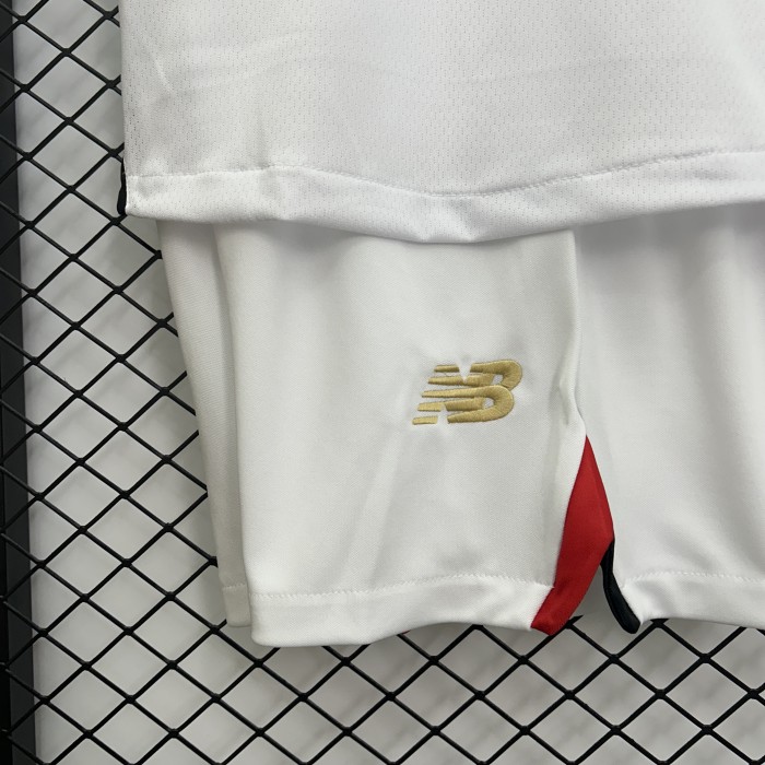 Youth Uniform Kids Kit Sao Paulo 2025-2026 Home Soccer Jersey Shorts Child Football Set