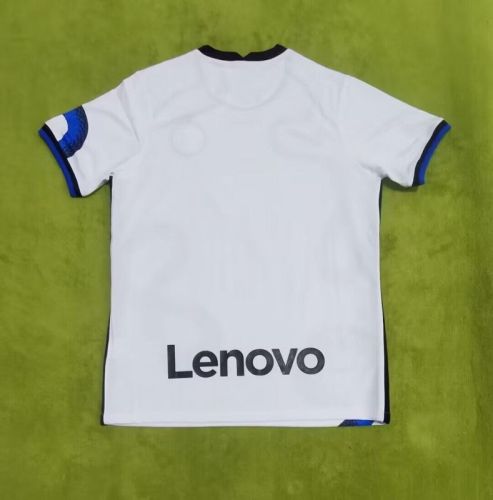 without Sponor Logo Retro Jersey 2021-2022 Inter Milan Away White Soccer Jersey Inter Vintage Football Shirt