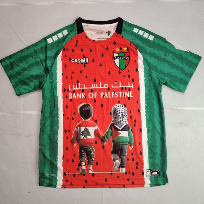 Fans Version 2025-2026 Club Deportivo Palestino Green/Red Soccer Jersey