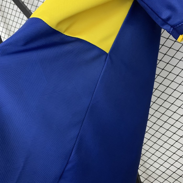 without Sponor Logo Fan Version 2025-2026 Genoa 120th Anniversary Soccer Jersey Blue Maillot de Foot