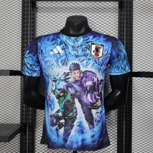 Player Version 2025 Japan Blue/Purple Soccer Jersey Football Shirt