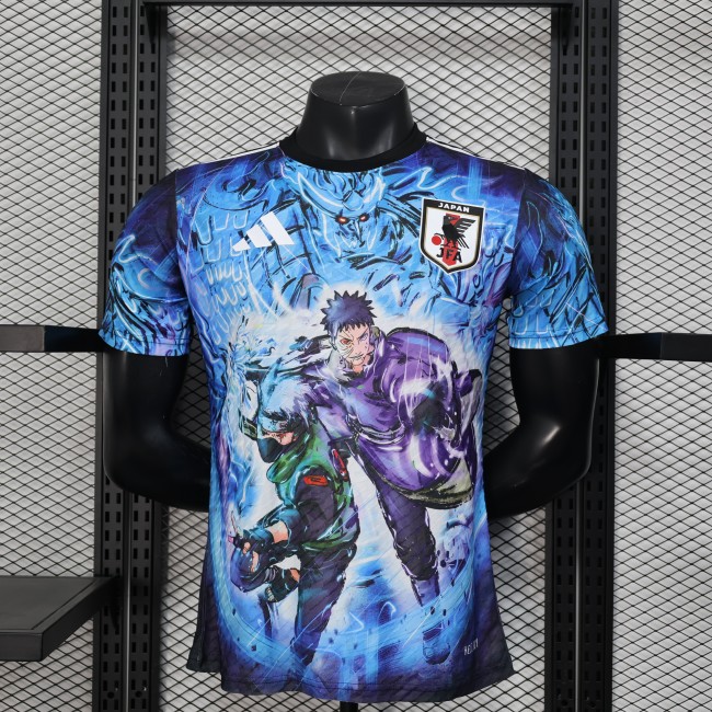 Player Version 2025 Japan Blue/Purple Soccer Jersey Football Shirt