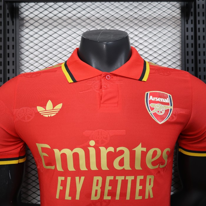 Player Version 2025-2026 Arsenal Red Special Edition Footbal Shirt Soccer Jersey