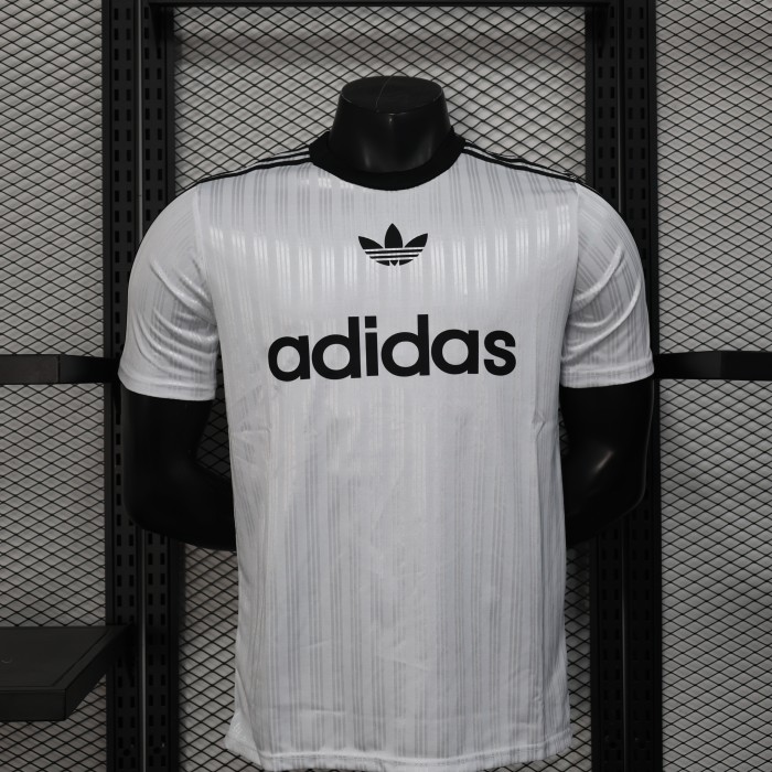 2025 AD Soccer Training T-shirt White Casual Football Shirt