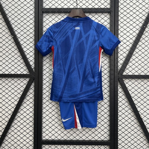 Youth Uniform Kids Kit 2025-2026 Chelsea Home Soccer Jersey Shorts Child Football Set