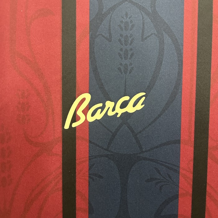 Retro Model Barca Camisetas de Futbol Fans Version 2025-2026 Barcelona 125th Anniversary Soccer Jersey