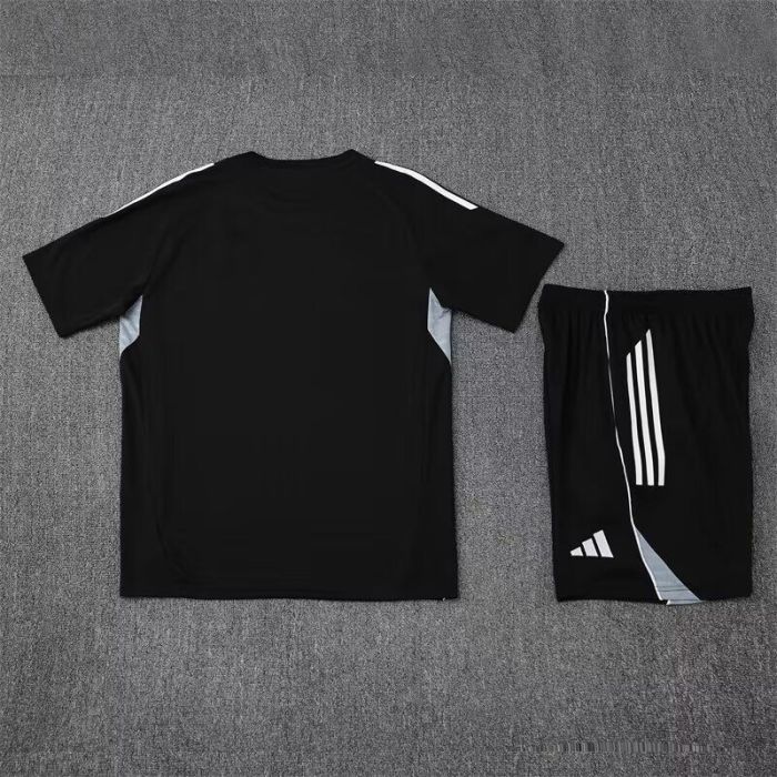 Adult Uniform 2025-2026 Inter Miami Black Soccer Training Jersey and Shorts Football Kits