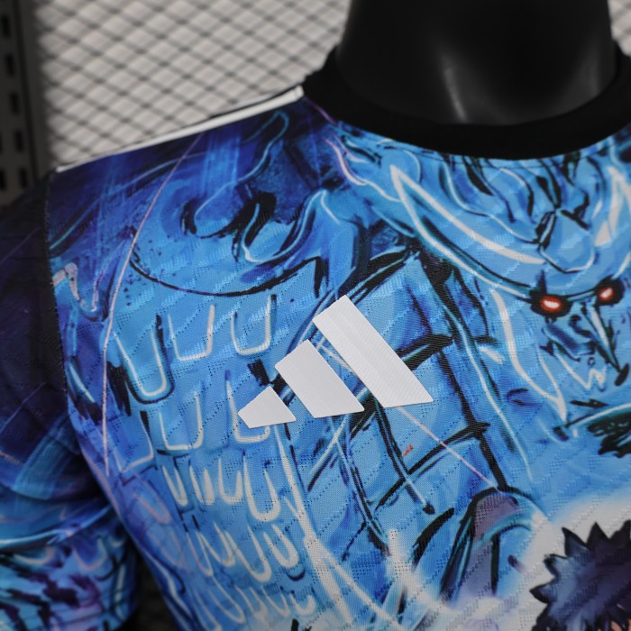 Player Version 2025 Japan Blue/Purple Soccer Jersey Football Shirt