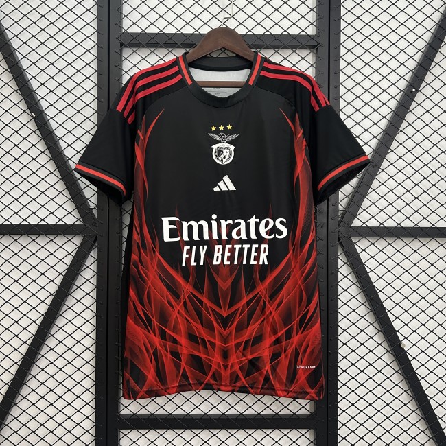 Fan Version 2025-2026 Benfica Black/Red Concept Edition Soccer Jersey Football Shirt