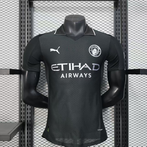 Player Version 2025-2026 Manchester City Black Special Edition Soccer Jersey Man City Football Shirt