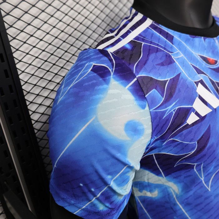 Player Version 2025 Japan Blue Soccer Jersey Football Shirt
