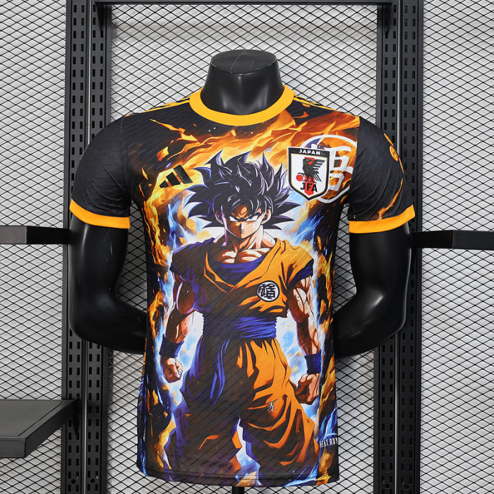 Player Version 2025 Japan Black/Yellow Soccer Jersey Football Shirt