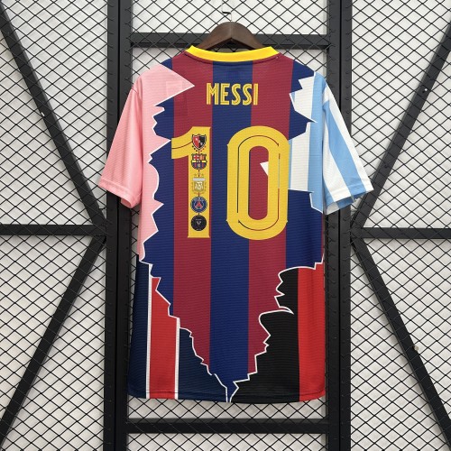 Messi Team Combine Version 2025-2026 Inter Miami Barcelona Argentina PSG Soccer Jersey Football Shirt