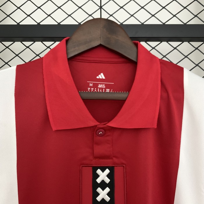 Fan Version 2025-2026 Ajax 125th Anniversary Soccer Jersey Football Shirt