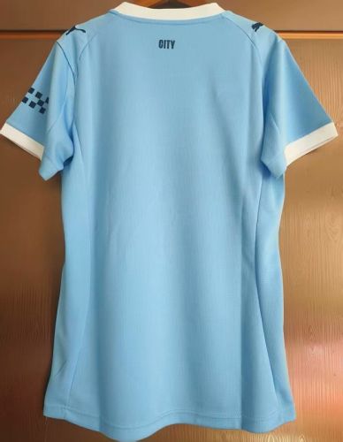 Women 2025-2026 Manchester City Home Soccer Jersey Girl Football Shirt