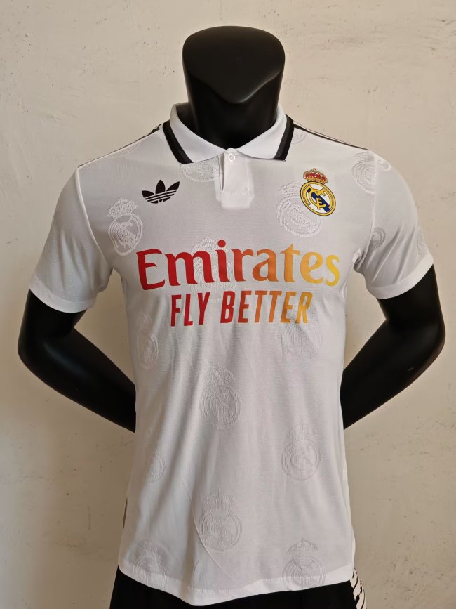 Player Version 2025-2026 Real Madrid White Special Edition Soccer Jersey Real Football Shirt