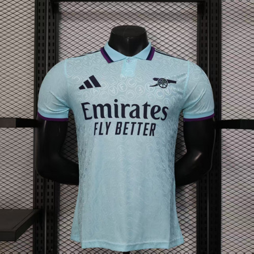 Player Version 2025-2026 Arsenal Blue Special Edition Footbal Shirt Soccer Jersey