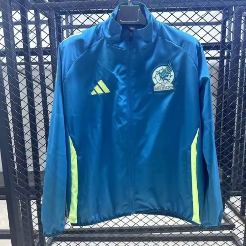 2025-2026 Real Madrid Blue Soccer Windbreaker Jacket Football Jacket