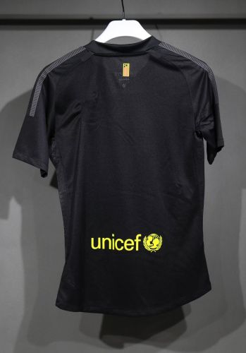 Retro Jersey Player Version 2011-2012 Barcelona Away Black Soccer Jersey Vintage Football Shirt