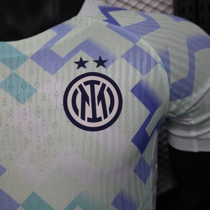 without Sponor Logo Player Version 2025-2026 Inter Milan Away Soccer Jersey Football Shirt