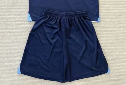 Fan Version 2025-2026 Guatemala Away Dark Blue Soccer Shorts Football Shorts